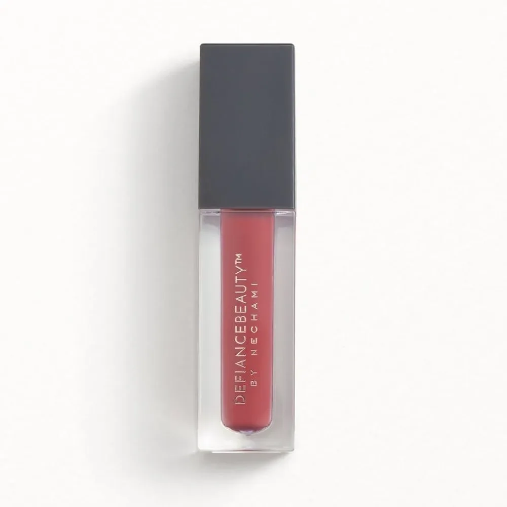 Defiance Beauty Clear Lip Gloss Luminous Liquid Neutral Pink Undertone - Warrior